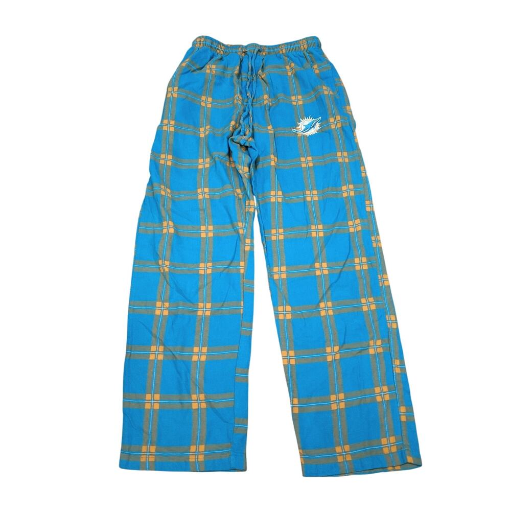 NFL Miami Dolphins Pajamas Pants Sleepwear Adult M Blue Orange NFL Football